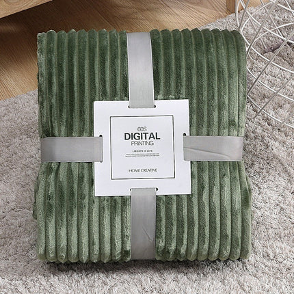 Plush Coral Fleece Blanket | Soft Colourful Throw Blanket