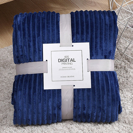 Plush Coral Fleece Blanket | Soft Colourful Throw Blanket
