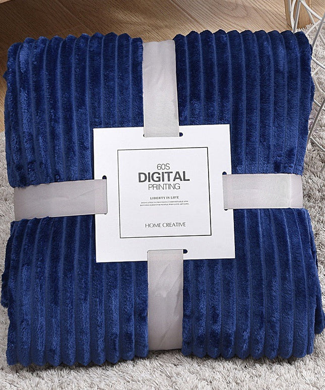Plush Coral Fleece Blanket | Soft Colourful Throw Blanket