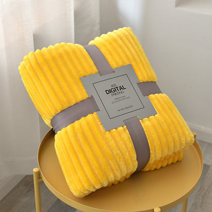 Plush Coral Fleece Blanket | Soft Colourful Throw Blanket
