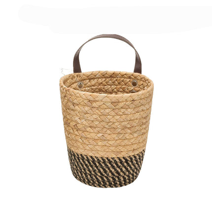 Seaweed Woven Hanging Basket Wall Storage Decor