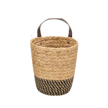Seaweed Woven Hanging Basket Wall Storage Decor
