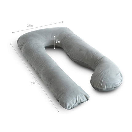 Multifunctional Lumbar Support and Breastfeeding Pillow – Side Sleeping, Washable Cover
