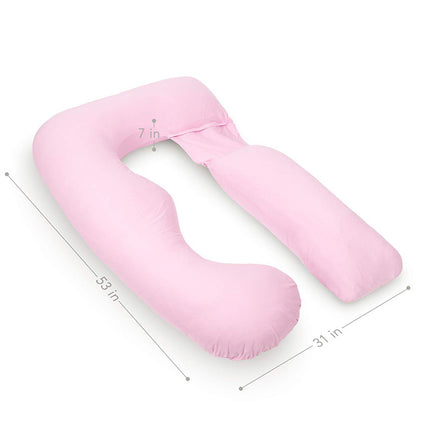 Multifunctional Lumbar Support and Breastfeeding Pillow – Side Sleeping, Washable Cover
