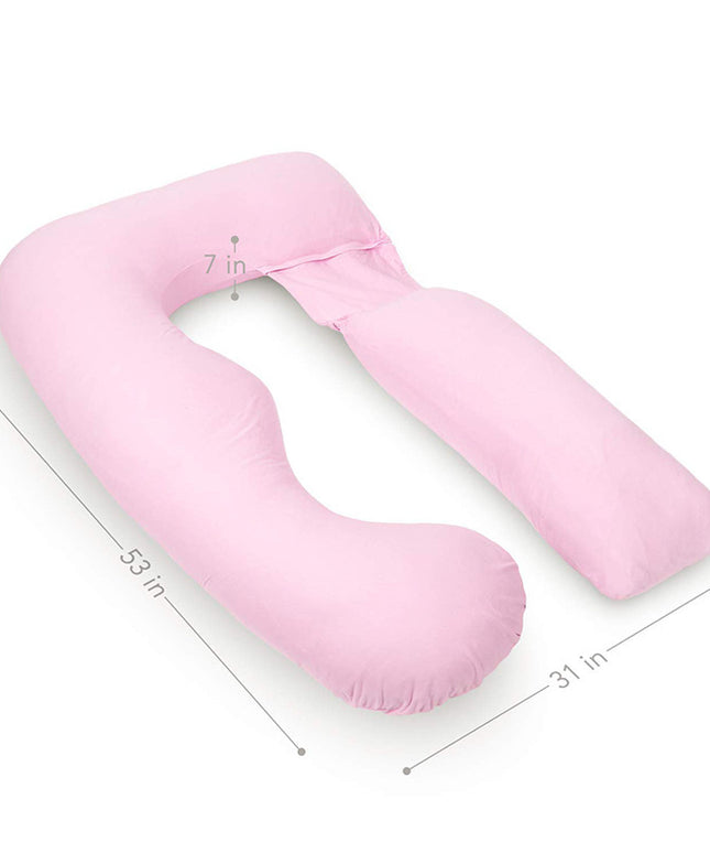 Multifunctional Lumbar Support and Breastfeeding Pillow – Side Sleeping, Washable Cover