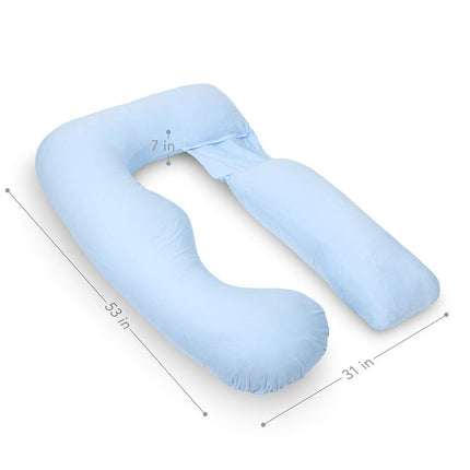 Multifunctional Lumbar Support and Breastfeeding Pillow – Side Sleeping, Washable Cover