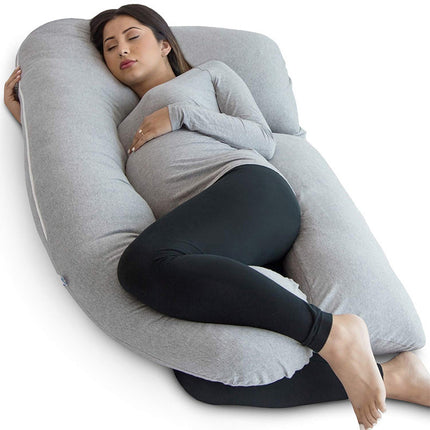 Multifunctional Lumbar Support and Breastfeeding Pillow – Side Sleeping, Washable Cover