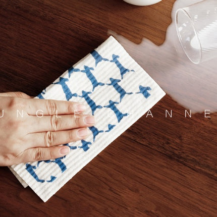 Junglechannel Recommends Japanese Shuangshan Wood Pulp Cotton Dishcloth For Self Use