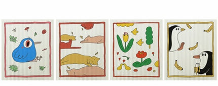 Junglechannel Recommends Japanese Shuangshan Wood Pulp Cotton Dishcloth For Self Use