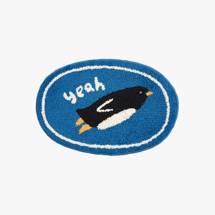 🐧🐱🦆 Absorbent Bathroom Door Floor Mat – Cute Animal Designs