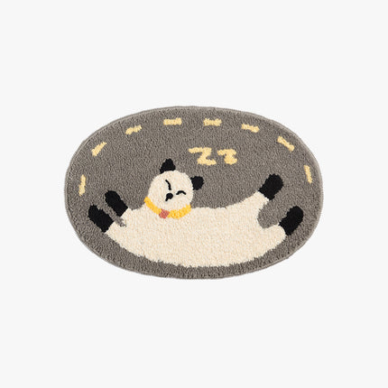 🐧🐱🦆 Absorbent Bathroom Door Floor Mat – Cute Animal Designs