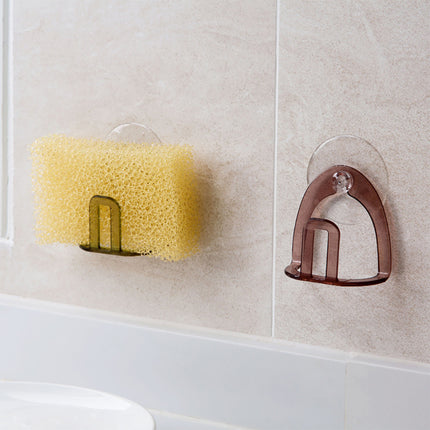 Kitchen Suction Cup Sink Drain Rack Sponge Storage Holder K