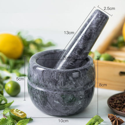 Stone Pestle & Mortar – Black, Grey or Khaki