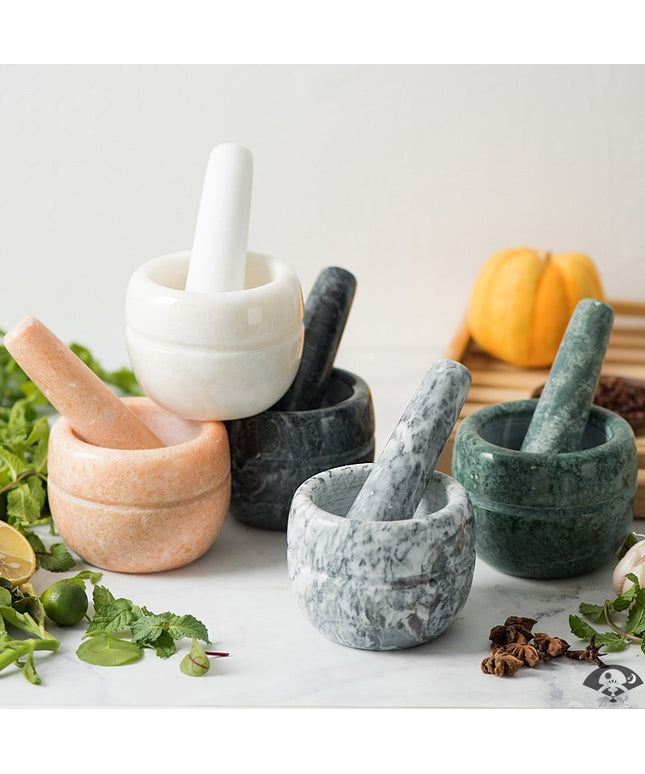 Stone Pestle & Mortar – Black, Grey or Khaki