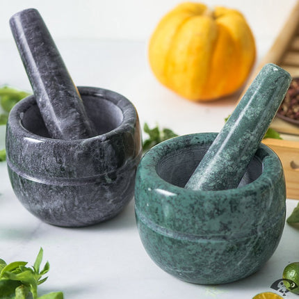 Stone Pestle & Mortar – Black, Grey or Khaki