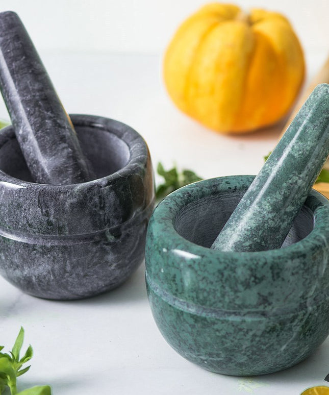 Stone Pestle & Mortar – Black, Grey or Khaki