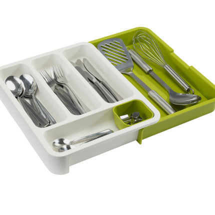 Expandable Drawer Organiser – 2 Tier Retractable Storage Rack