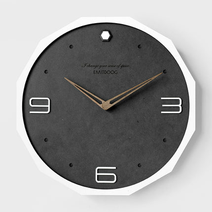 Nordic Luxury Wall Clock – Modern Minimalist 12-Inch | Ikeame
