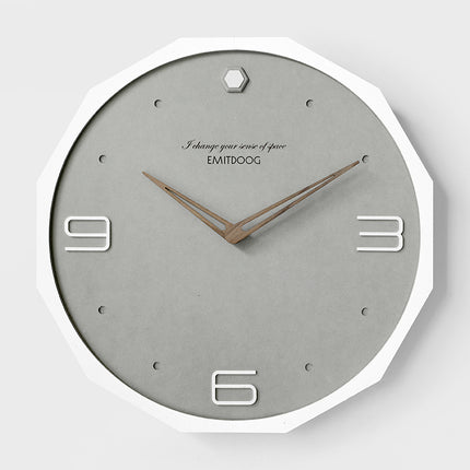 Nordic Luxury Wall Clock – Modern Minimalist 12-Inch | Ikeame