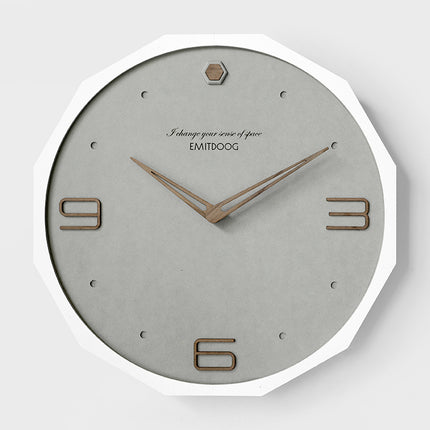 Nordic Luxury Wall Clock – Modern Minimalist 12-Inch | Ikeame