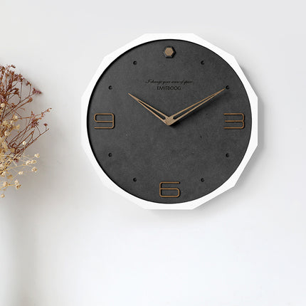 Nordic Luxury Wall Clock – Modern Minimalist 12-Inch | Ikeame