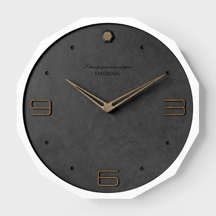 Nordic Luxury Wall Clock – Modern Minimalist 12-Inch | Ikeame