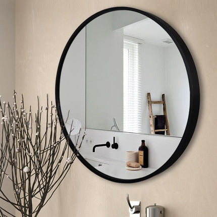 Elegant Black Aluminium Alloy Vanity Mirror 🪞✨