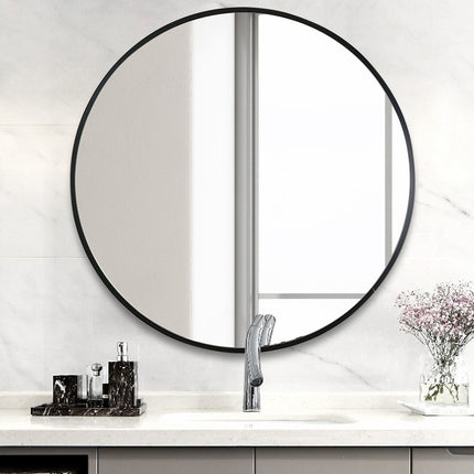 Elegant Black Aluminium Alloy Vanity Mirror 🪞✨