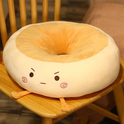 Toast Bread Futon Cushion Home Floor Chair Cushion Plush Office Tatami Pudding Butt Cushion
