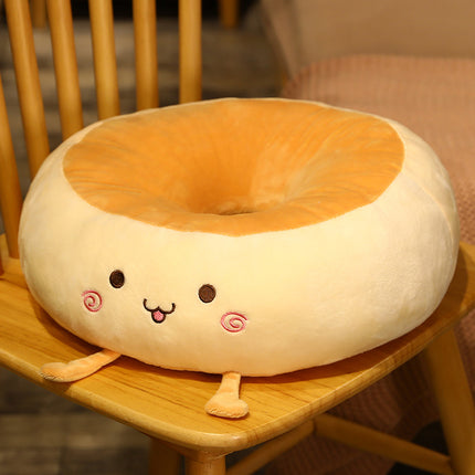 Toast Bread Futon Cushion Home Floor Chair Cushion Plush Office Tatami Pudding Butt Cushion