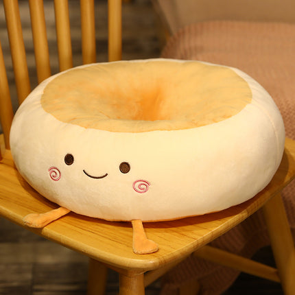 Toast Bread Futon Cushion Home Floor Chair Cushion Plush Office Tatami Pudding Butt Cushion