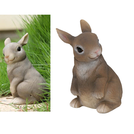 Garden Decorations Bunny Hedgehog Yard Gardening
