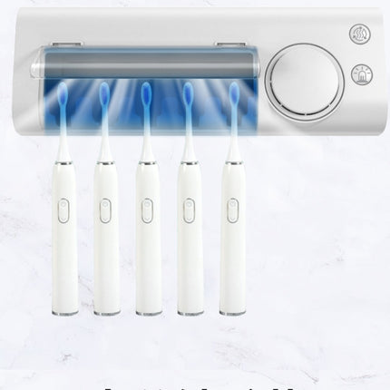 UV Toothbrush Steriliser – Wall-Mounted USB Rechargeable Toothbrush Cleaner