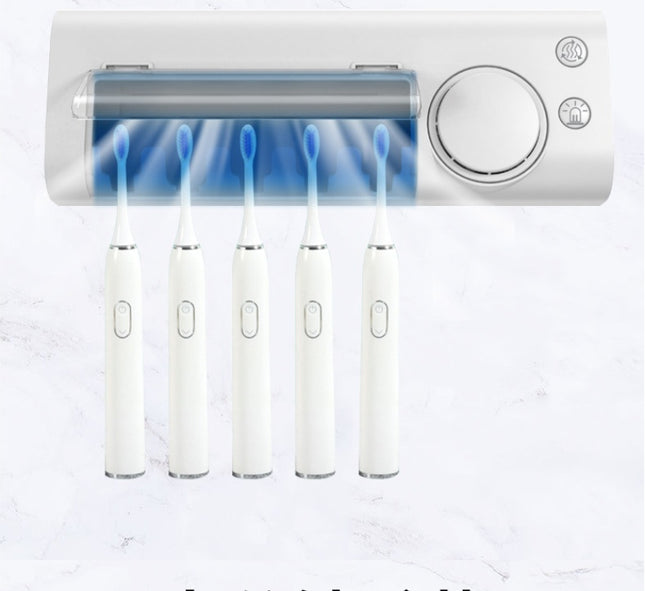 UV Toothbrush Steriliser – Wall-Mounted USB Rechargeable Toothbrush Cleaner
