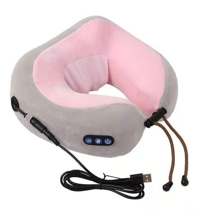 U-Shaped Electric Massage Pillow – Neck & Shoulder Relaxation | Ikeame