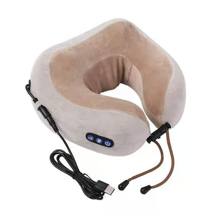 U-Shaped Electric Massage Pillow – Neck & Shoulder Relaxation | Ikeame