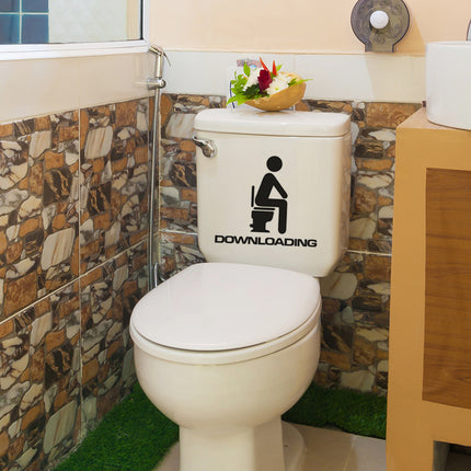 Bathroom Toilet Toilet Wall Sticker