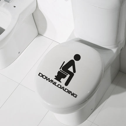 Bathroom Toilet Toilet Wall Sticker