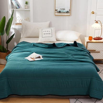 Gift summer cool quilt summer washed cotton thin quilt machine washable air conditioner quilt – Trendy & Practical for Daily Living