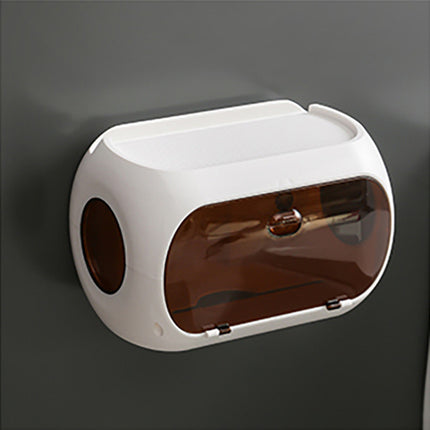 Waterproof Wall-Mounted Tissue Box Holder 🖤✨