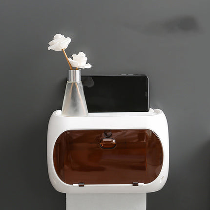 Waterproof Wall-Mounted Tissue Box Holder 🖤✨