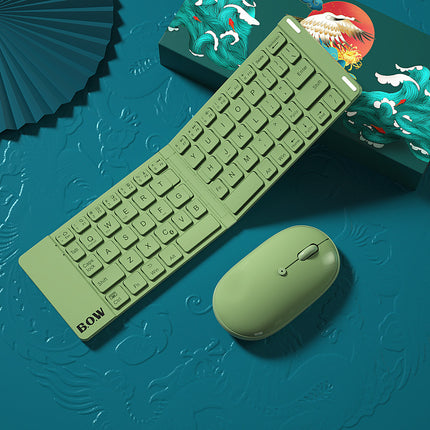 ⌨️ Folding Bluetooth Keyboard & Mouse Set – Work Anywhere, Effortlessly