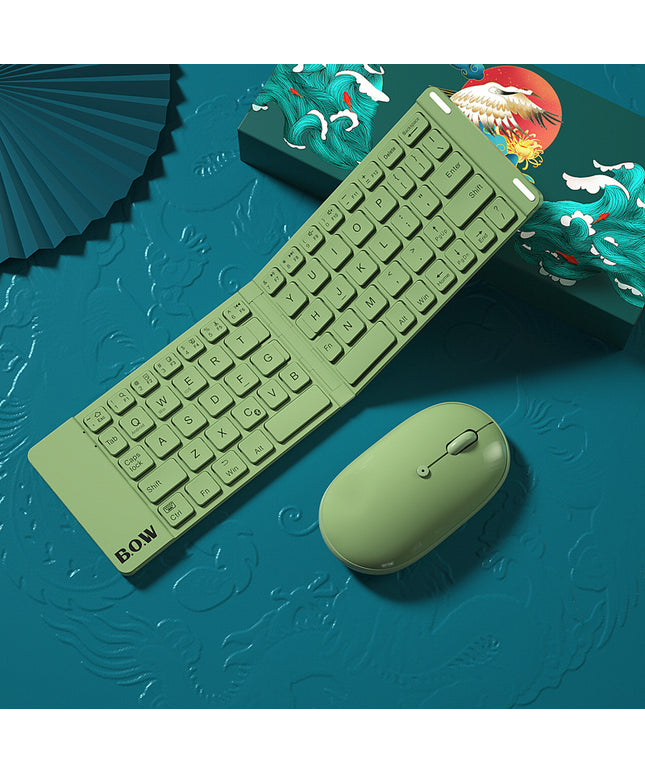 ⌨️ Folding Bluetooth Keyboard & Mouse Set – Work Anywhere, Effortlessly