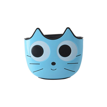 Cartoon Cat Face Sink Caddy – Pink, Blue or Green | Fun Kitchen Organiser