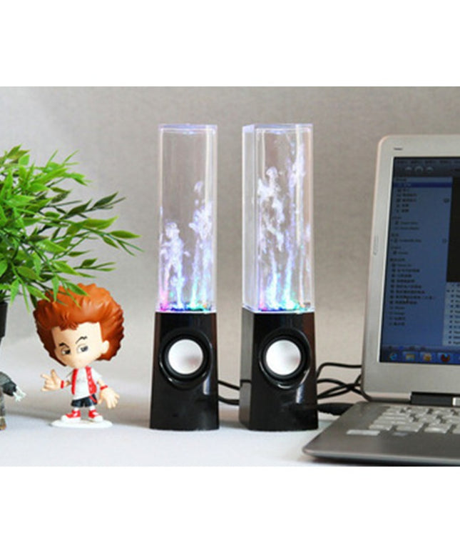 Dancing Water LED Speaker | Music Fountain RGB Desktop Speaker