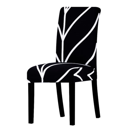 Stretch Dining Chair Covers | Elastic Printed Chair Slipcovers