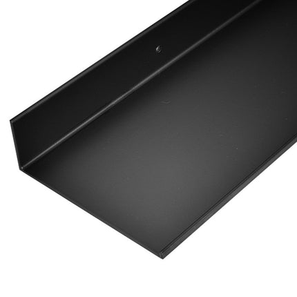Black Bathroom Shelf – Non-Perforated Wall-Mounted Storage | Ikeame