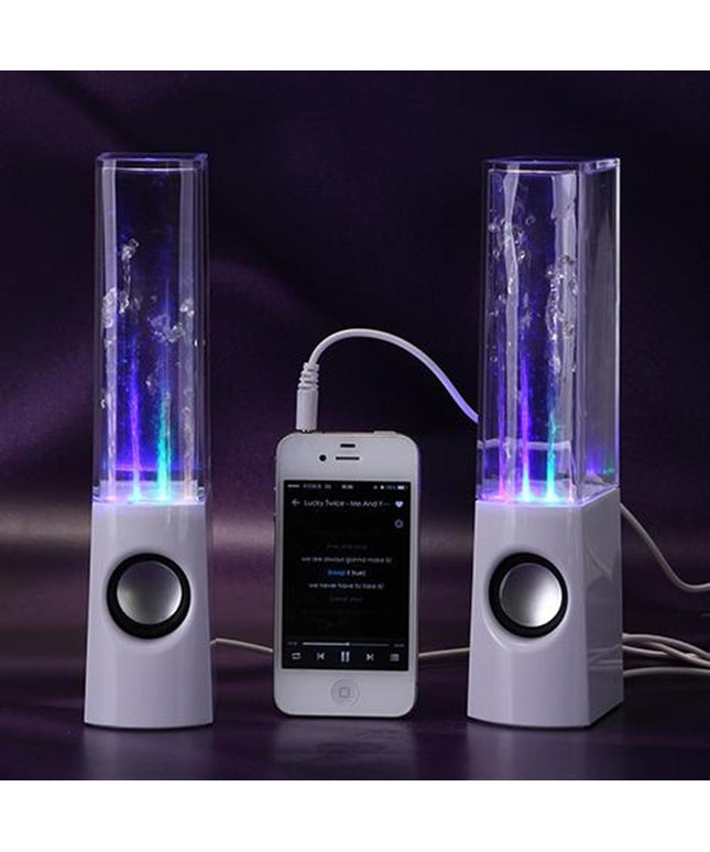 Dancing Water LED Speaker | Music Fountain RGB Desktop Speaker