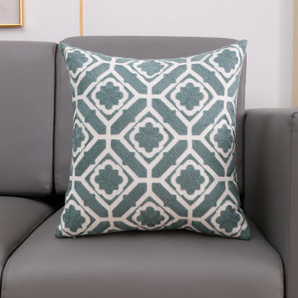 Embroidered Cushion Covers – Blue and Yellow or Rich Reds