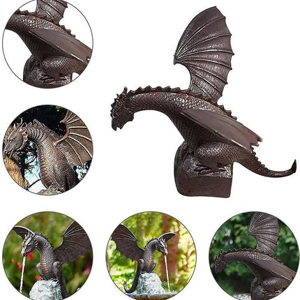 Simulation Flying Dragon Garden Decoration Ornaments